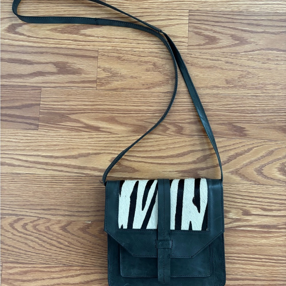 Black and White Zebra Print Women's Bag